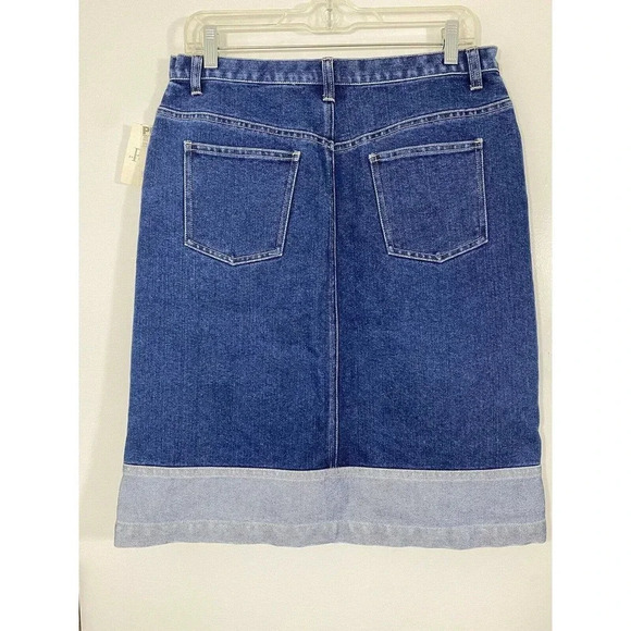 Paul Harris Design PHD women Denim Skirt Size 10 - Picture 3 of 6